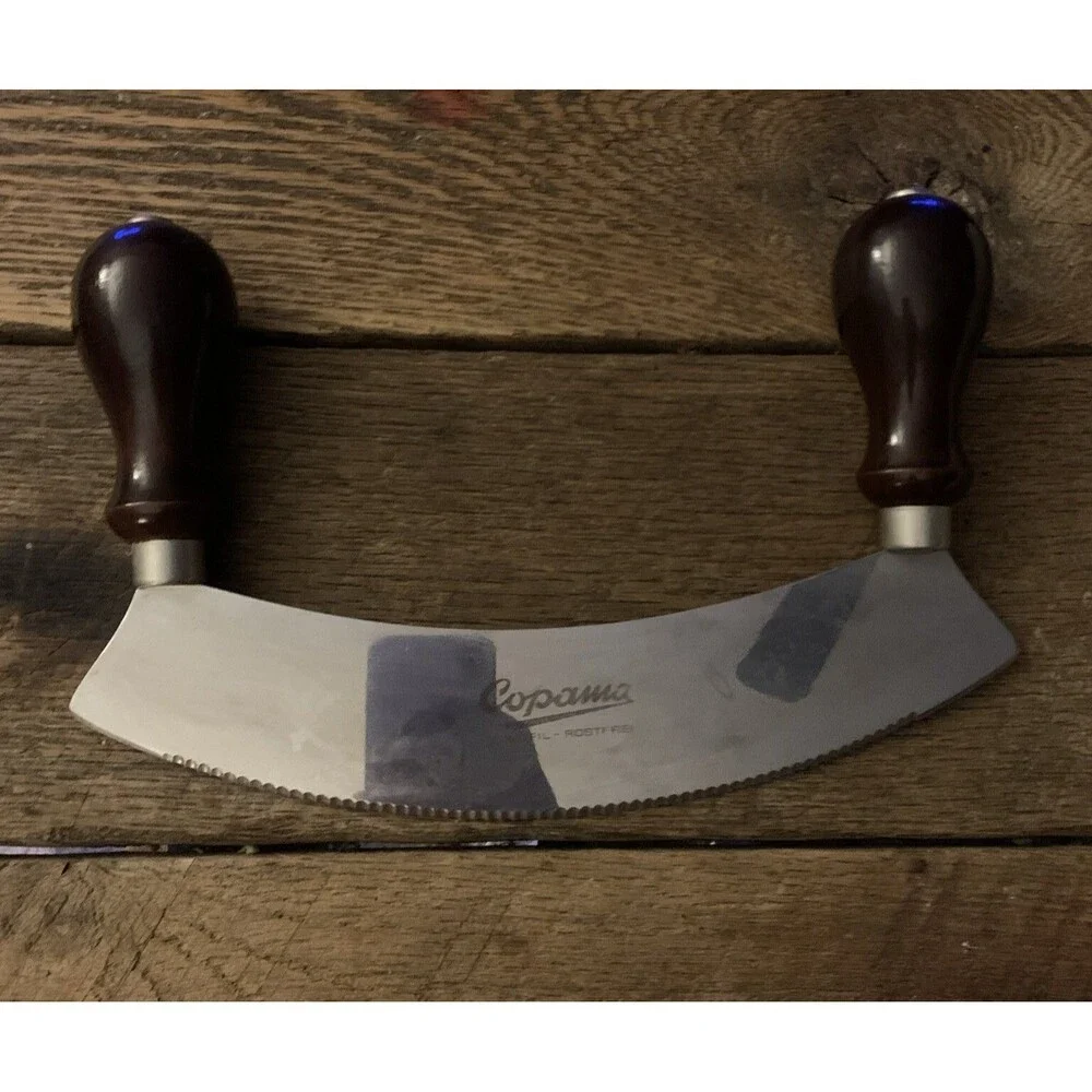 Vintage Copama Table Crescent Knife Chopped Vegetables